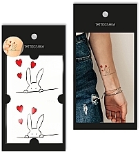 Kup Tatuaż tymczasowy Kochający króliczek - Tattooshka