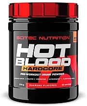 Kompleks przedtreningowy - Scitec Nutrition Hot Blood Hardcore Blackcurrant Goji Berry — Zdjęcie N1