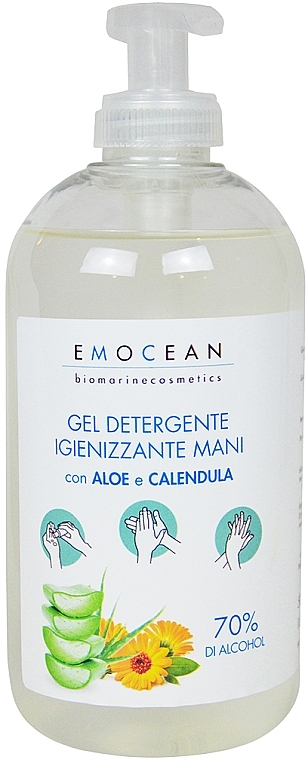 Żel do rąk z aloesem i nagietkiem - Emocean Body Specialist Hand Gel — Zdjęcie N1