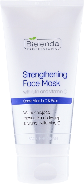 Wzmacniająca maseczka do twarzy z rutyną i witaminą C - Bielenda Professional Program Face Strengthening Face Mask