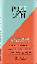 Kup Mydło do twarzy i ciała - Oriflame Pure Skin 3 In 1 Clear Out Clay Bar Cleanser