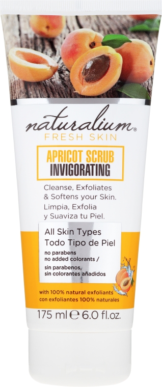 Peeling do ciała - Naturalium Invigorating Apricot Scrub — Zdjęcie N1