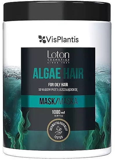Maska do włosów przetłuszczających się z ekstraktem z alg - Vis Plantis Loton Algae Hair Mask — Zdjęcie N2