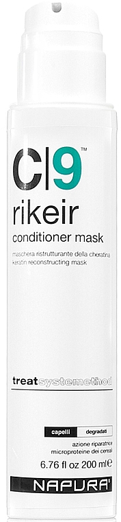 Keratynowa odżywka-maska do włosów - Napura C9 Rikeir Conditioner Mask