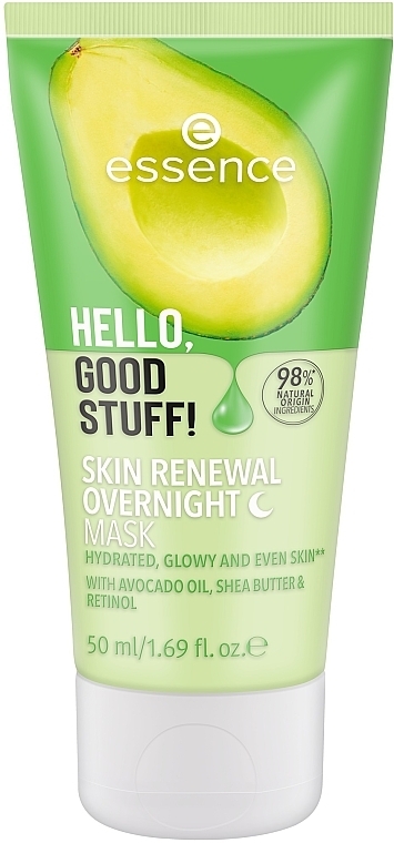 Maska do twarzy na noc - Essence Hello, Good Stuff! Skin Renewal Overnight Mask — Zdjęcie N1