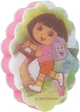 Gąbka do kąpieli dla dzieci Dora, różowa - Suavipiel Dora Bath Sponge №1 — Zdjęcie N1