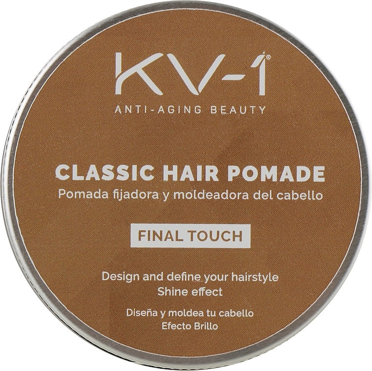 Klasyczna pomada do włosów z efektem połysku - KV-1 Final Touch Classic Hair Pomade — Zdjęcie N1