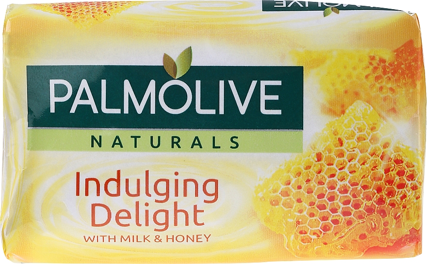 Mydło kosmetyczne Mleko i miód - Palmolive Naturals Indulging Delight Soap Bar With Milk And Honey — Zdjęcie N3