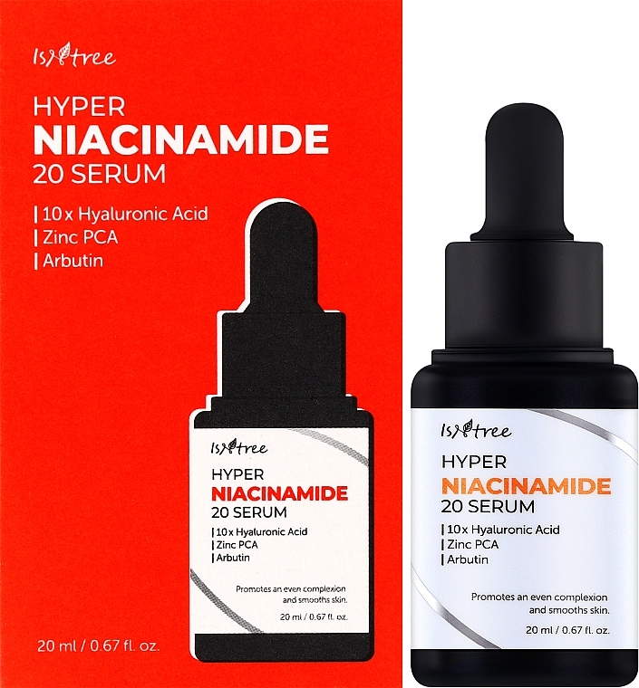 Serum do twarzy z niacynamidem 20% - IsNtree Hyper Niacinamide 20 Serum — Zdjęcie N2