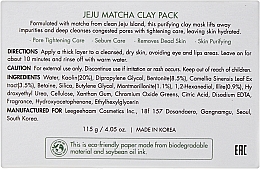 Oczyszczająca maska glinkowa z matchą do twarzy - Dr.Ceuracle Jeju Matcha Clay Pack — Zdjęcie N4