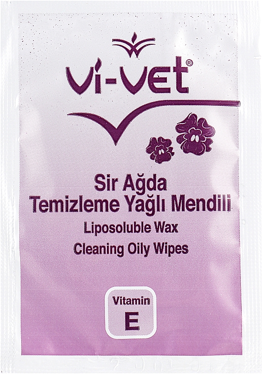 Chusteczki oczyszczające do skóry po depilacji - Vi-Vet Liposoluble Wax Cleaning Wipes — Zdjęcie N2