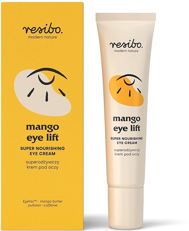 Odżywczy krem pod oczy - Resibo Mango Eye Lift Super Nourishing Eye Cream — Zdjęcie N1