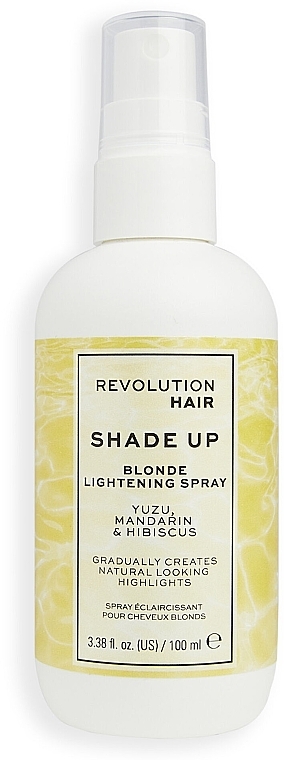 Rozjaśniająca mgiełka o włosów - Revolution Haircare Shade Up Blonde Lightening Spray — Zdjęcie N1