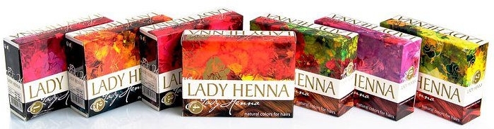 Henna do włosów - Lady Henna