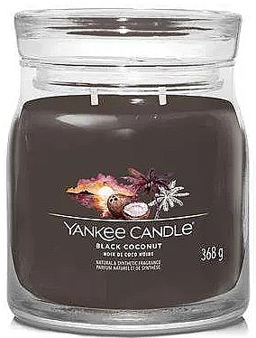 Świeca zapachowa w słoiku Black Coconut, 2 knoty - Yankee Candle Black Coconut — Zdjęcie N1