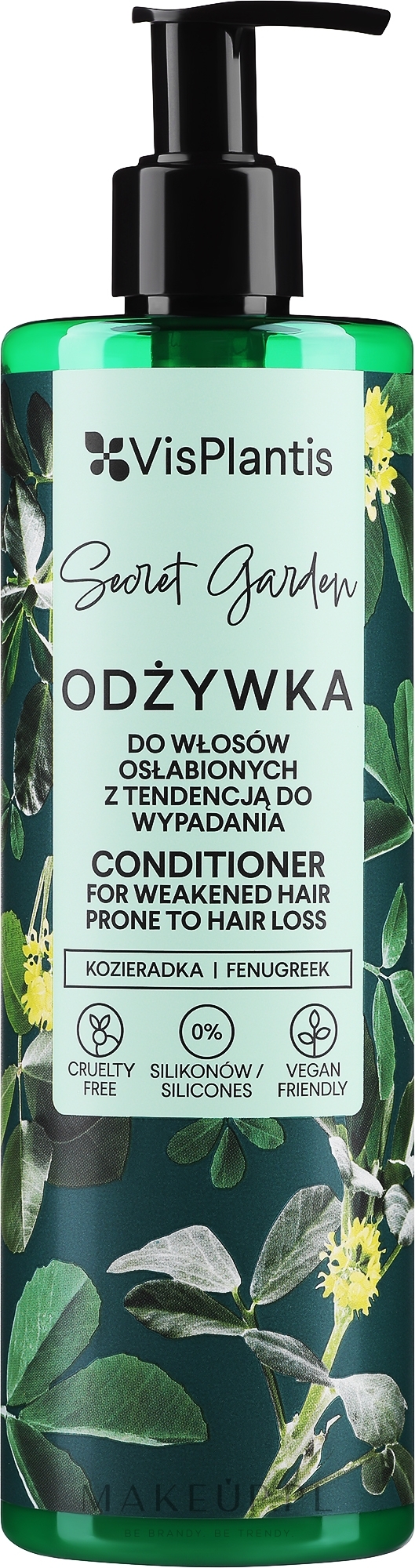 Odżywka do włosów osłabionych z tendencją do wypadania Kozieradka - Vis Plantis Herbal Vital Care — Zdjęcie 400 ml