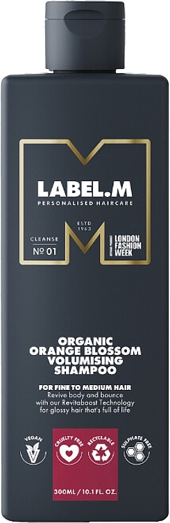 Szampon do włosów - Label.m Organic Orange Blossom Volumising Shampoo — Zdjęcie N1