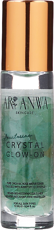 Tonik do twarzy z awenturynem i wodą różaną - ARI ANWA Skincare Glow On Aventurine — Zdjęcie N1
