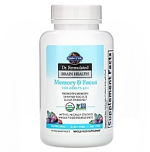 Kup Suplement diety - Garden of Life Dr. Formulated Brain Health Memory & Focus for Adults 40+
