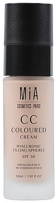 Krem CC do twarzy - Mia Cosmetics Paris CC Coloured Cream SPF30 — Zdjęcie N1