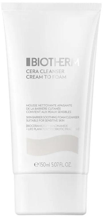 Oczyszczająca pianka-krem do twarzy - Biotherm Cera Cleanser Cream To Foam — Zdjęcie N1