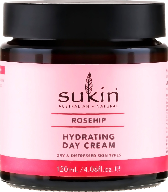 Nawilżający krem na dzień z olejem z dzikiej róży - Sukin Hydrating Day Cream With Rose Hip Oil — Zdjęcie N2