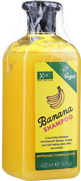 PRZECENA! Odżywczy bananowy szampon do włosów - Xpel Marketing Ltd Banana Shampoo * — Zdjęcie N1