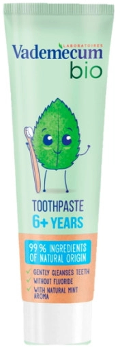Miętowa bio pasta do zębów dla dzieci - Vademecum Bio Kids Toothpaste — Zdjęcie N1