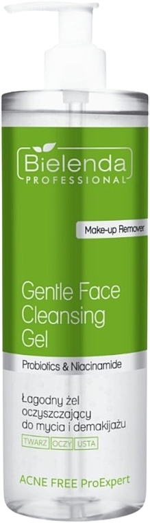 Delikatny żel do mycia twarzy - Bielenda Professional Acne Free Pro Expert Gentle Face Cleansing Gel  — Zdjęcie N1