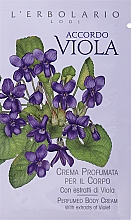 Krem do ciała Violet - L'Erbolario Accordo Viola Crema Profumata per il Corpo (próbka) — Zdjęcie N1