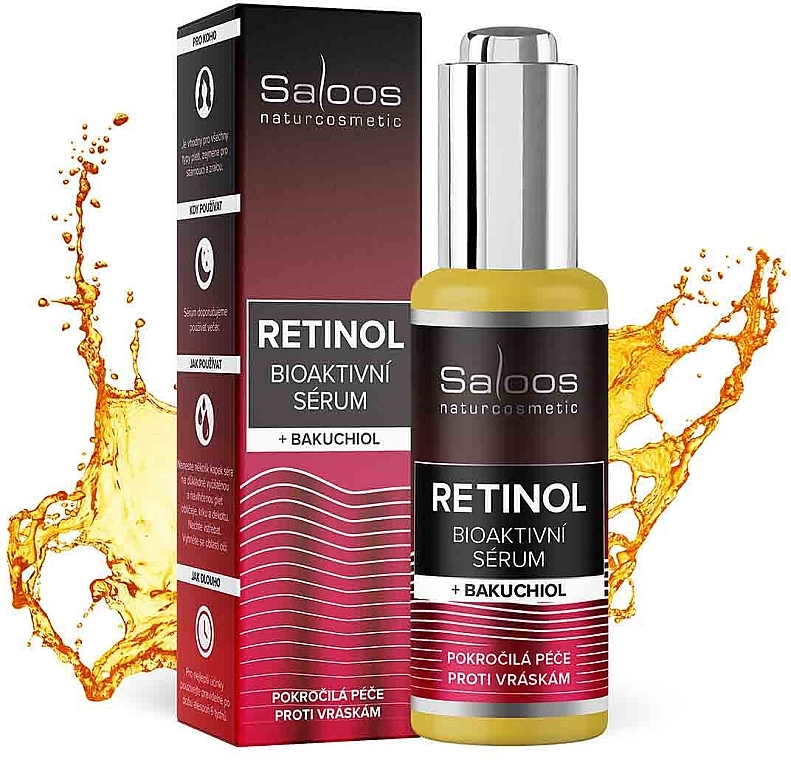 Bioaktywne serum z retinolem i bakuchiolem - Saloos Retinol Bioactive Serum — Zdjęcie N2