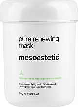 Oczyszczająca maseczka glinkowa do cery tłustej i mieszanej - Mesoestetic Pure Renewing Mask — Zdjęcie N3