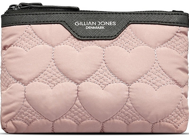 Kosmetyczka - Gillian Jones Urban Makeup Bag Quilted Heart — Zdjęcie N1
