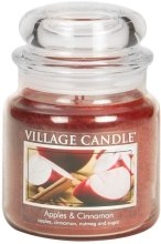 Świeca zapachowa w słoiku - Village Candle Apple & Cinnamon — Zdjęcie N3
