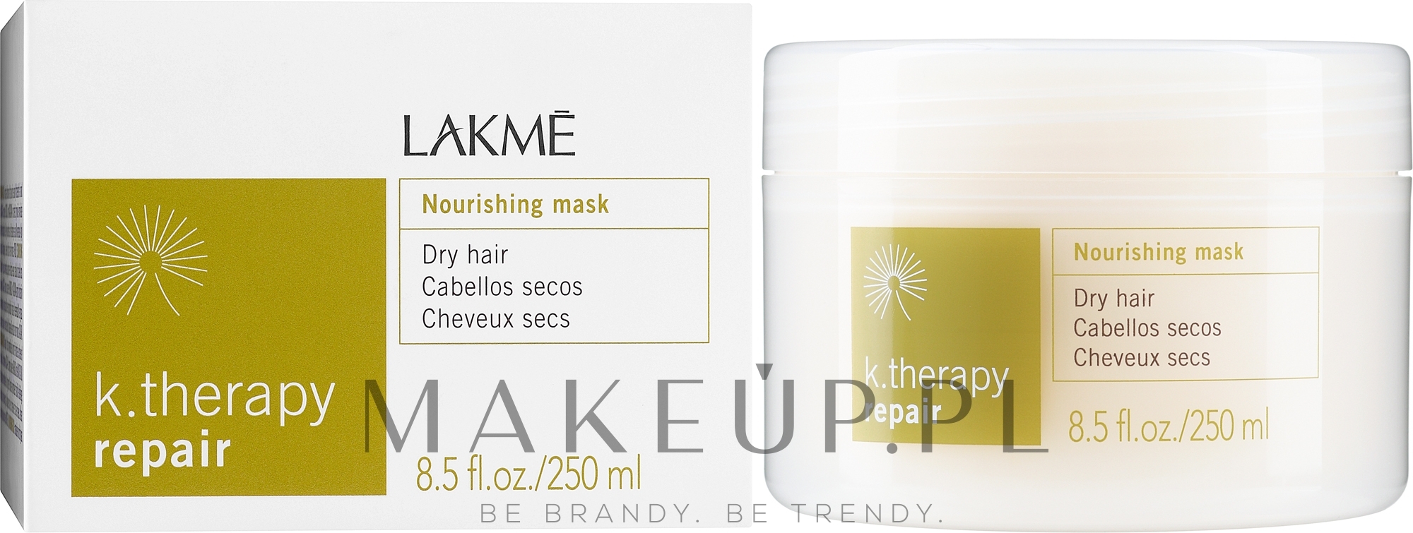 Odżywcza maska do włosów suchych - Lakmé K.Therapy Repair Mask — Zdjęcie 250 ml