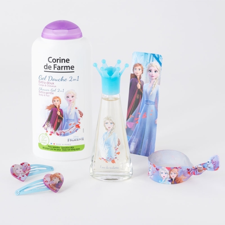 Corine De Farme Disney Frozen 2 - Zestaw dla dzieci (edt 30 ml + sh/gel 250 ml + acc) — фото N3
