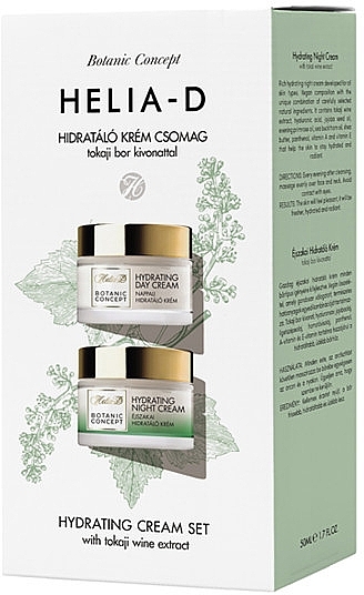 Zestaw - Helia-D Botanic Concept Hydrating Cream Set (d/cr/50ml + n/cr/50ml) — Zdjęcie N1