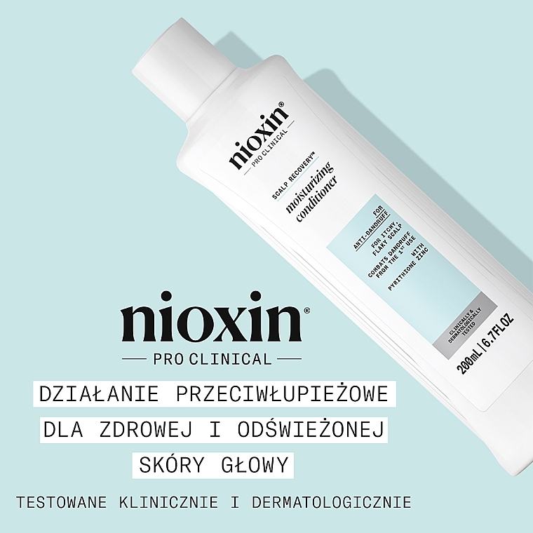 Przeciwłupieżowy balsam nawilżający do włosów - Nioxin Pro Clinical Scalp Recovery System Moisturizing Conditioner — Zdjęcie N2