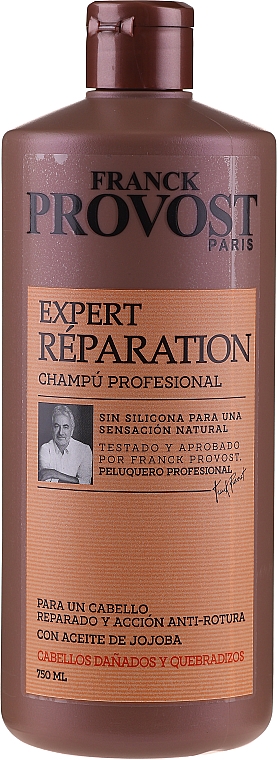 Szampon do włosów zniszczonych - Franck Provost Paris Expert Reparation Shampoo