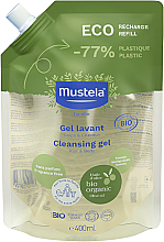 Żel do mycia ciała i włosów, bezwonny - Mustela Bio Organic Cleansing Gel (uzupełnienie) — Zdjęcie N1
