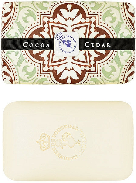 Naturalne mydło z olejem konopnym - Castelbel Tile Cocoa & Cedar Soap — Zdjęcie N1