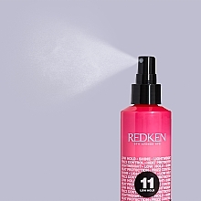 Termoochronny spray utrwalający stylizację włosów - Redken Iron Shape 11 Thermal Holding Spray — Zdjęcie N4