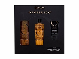 Kup PRZECENA! Zestaw dla mężczyzn - Orofluido The Wellness Set (shampoo/240ml + h/elixir/100ml + b/cream/50ml) *