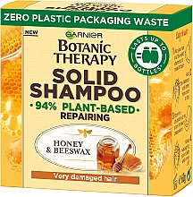 Szampon w kostce do bardzo zniszczonych, rozdwojonych końcówek Miód i wosk pszczeli - Garnier Botanic Therapy Solid Shampoo Honey & Beeswax — Zdjęcie N4