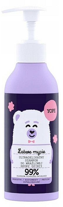 Ultradelikatny szampon do włosów dla dzieci - Yope Shampoo