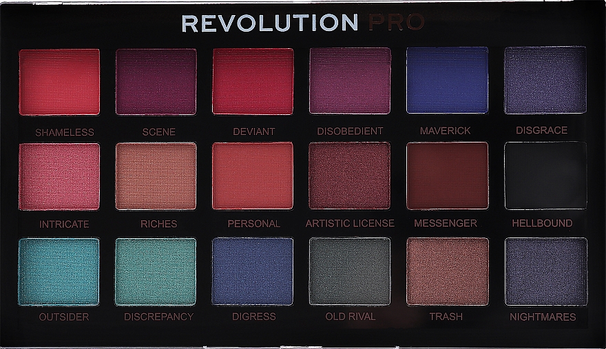 Paleta cieni do powiek - Revolution Pro Regeneration Eyeshadow Palette — Zdjęcie N1