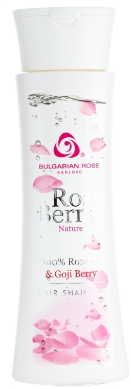 Wzmacniający szampon do włosów z olejkiem różanym i jagodami goji - Bulgarian Rose Rose Berry Nature Hair Shampoo