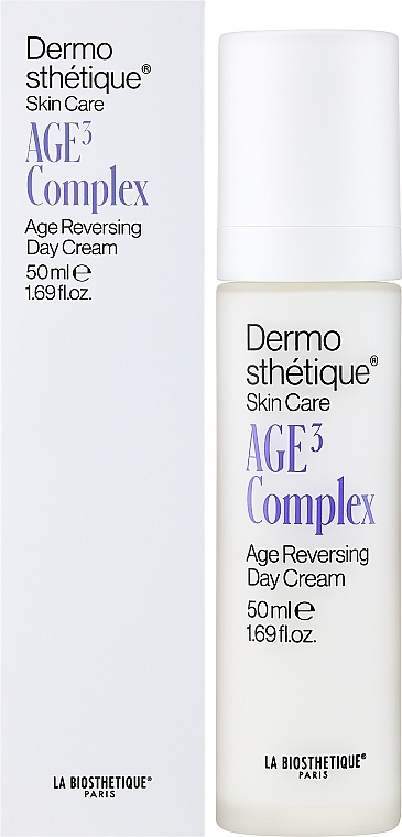 Przeciwstarzeniowy krem ​​przeciwzmarszczkowy na dzień - La Biosthetique Dermosthetique Skin Care Age3 Complex Age Reversing Day Cream — Zdjęcie N2