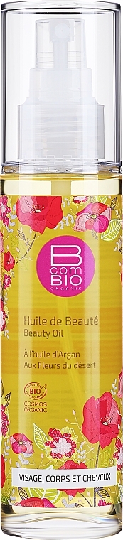 Olejek kosmetyczny do twarzy, ciała i włosów - BcomBIO Beauty Oil — Zdjęcie N1