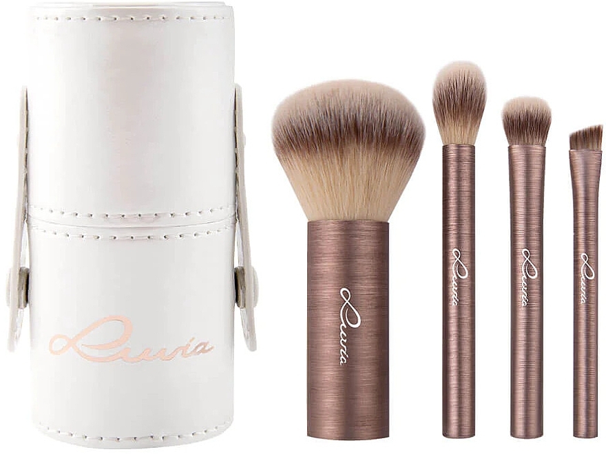 Zestaw pędzli do makijażu, 4 szt. - Luvia Cosmetics Mini Prime Vegan Brush Set — Zdjęcie N2